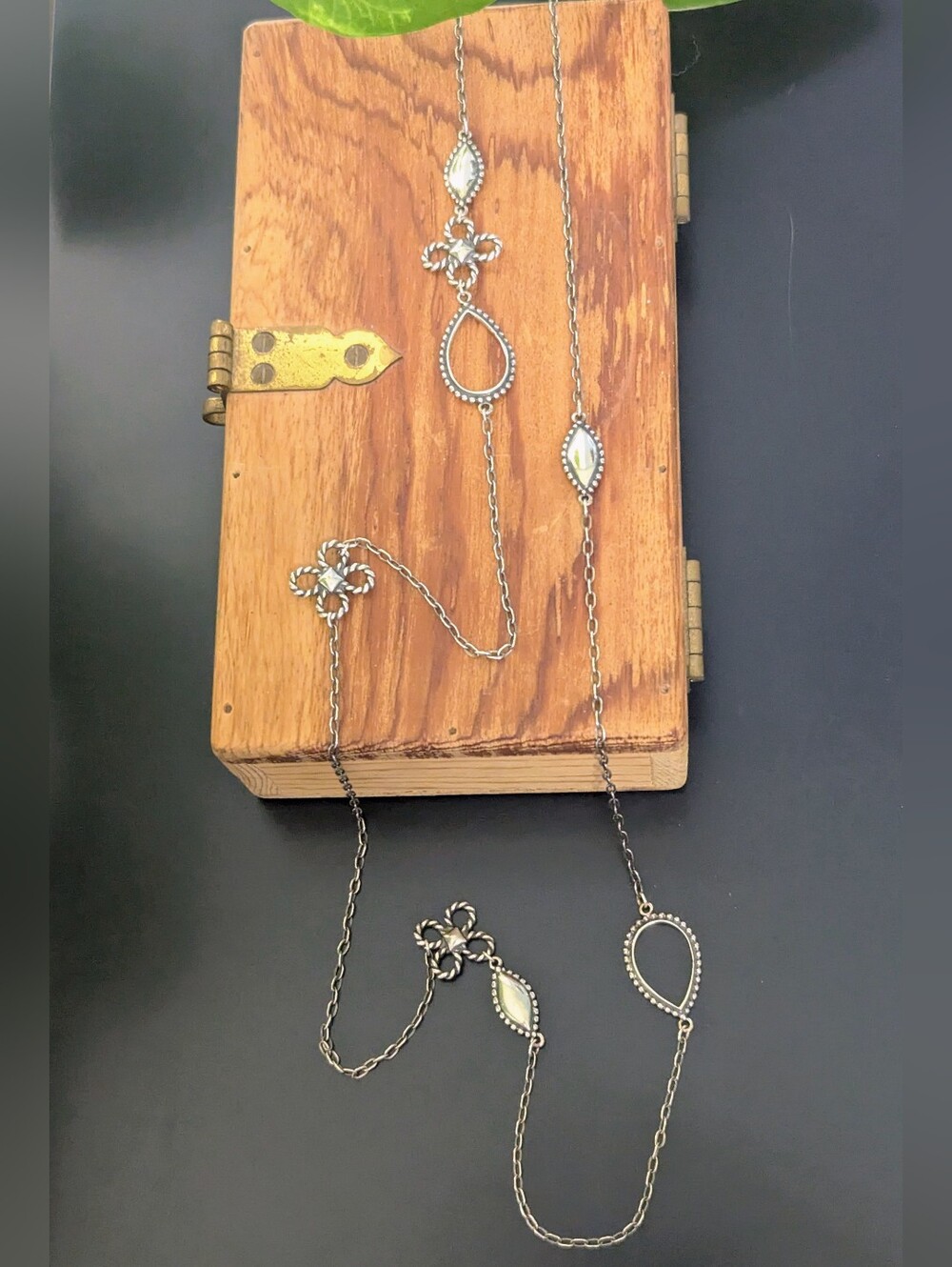James Retired Decorative Necklace 36" Oxidized Sterling Silver